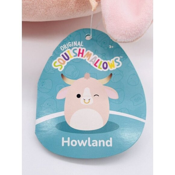 NWT Squishmallow 8" Howland the Bull Squishdate 07.13.2023 Pink - Picture 7 of 9
